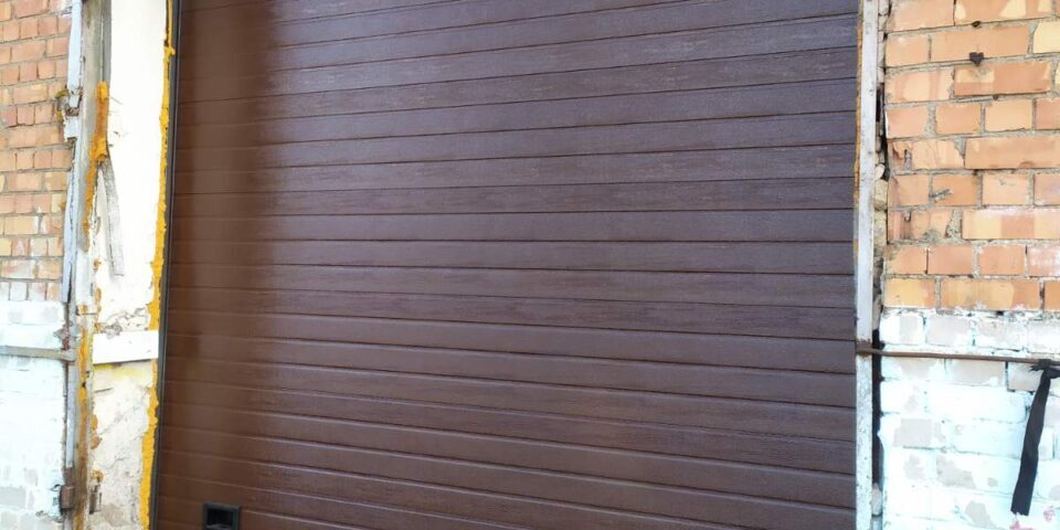 Промышленные ворота Ангарные д.Аронова Слобода