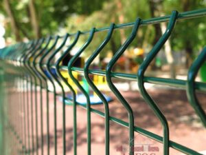 Панель евроограждения 3D 1430x2500 d 3.2 Класик цвет RAL6005