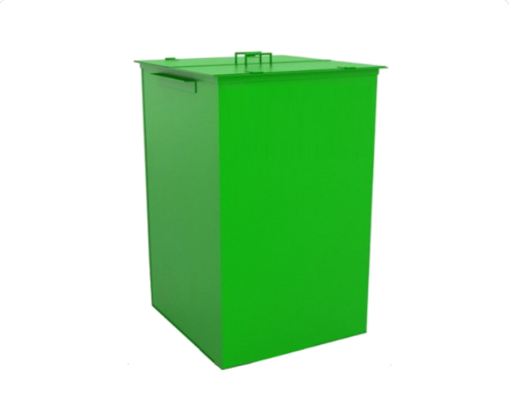 Контейнер для мусора ТБО-2 с крышкой, без колес Сталь 2,0 мм