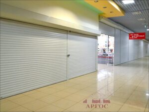 Роллета воротная(Рольворота) Doorhan ручная гаражная, въездная из пенного профиля RH77M размер ш1750xв1750мм