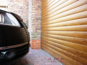 Роллета воротная(Рольворота) Alutech Trend ручная гаражная,въездная из пенного профиля PD/77 размер ш3000xв2500мм