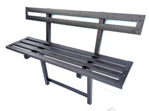 Скамейка оцинкованная в полимере размер 250х1000мм