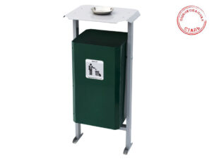 Урна ОЦИНКОВАННАЯ Эко 35 с пепельницей