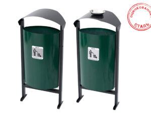 Урна ОЦИНКОВАННАЯ Евро 25 без пепельницы