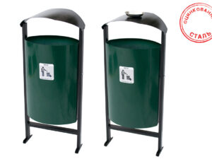 Урна ОЦИНКОВАННАЯ Евро 35 без пепельницы