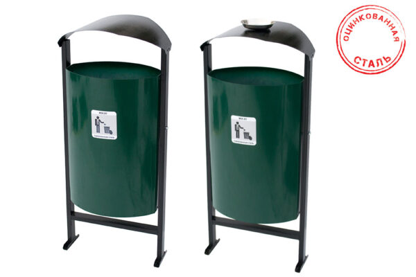 Урна ОЦИНКОВАННАЯ Евро 50 без пепельницы