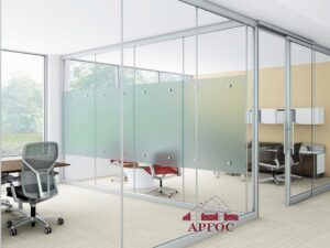 Перегородки цельностеклянные Alutech ALT115 витринные (торговые)