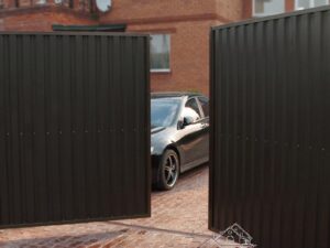 Ворота распашные(каркас) двустворчатые полный комплект