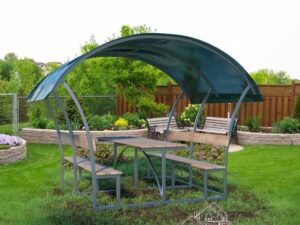 Беседка дачная Астра 2м ЛЮКС оцинкованная