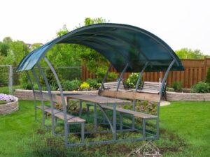 Беседка дачная Астра 3м ЛЮКС оцинкованная