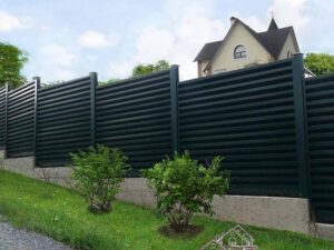 Забор жалюзи (цвет 9005/9005мат) цена на 2022 год за 1м2 (секция, без столбов)