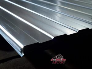 Профнастил С8 цинк 0,35мм для забора, ворот, калиток, стен