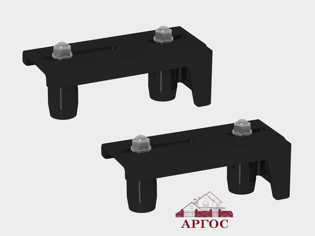 Система роликов и направляющих для балки ХК 60Х55Х3 L=6000ММ_Устройства направляющие — 2 шт